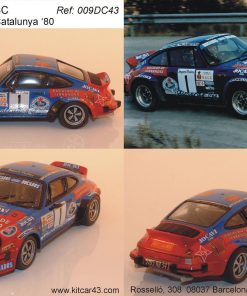 [CALCA] Porsche 911 SC Almeras “Jocavi" #1 A. Zanini Rally Catalunya 1980 (Ref. 009DECA43) 1:43 Kit Car 43