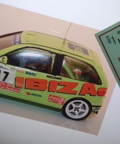 [CALCA] Seat Ibiza Gr. A F2 #17 E. Weber Rally Portugal 1995 (Ref. 002bDECA43) 1:43 Kit Car 43