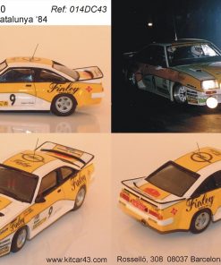 [CALCA] Opel Manta 400 “Finley" #9 C. Sainz Rally Catalunya 1984 (Ref. 014DECA43) 1:43 Kit Car 43