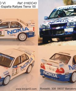 Alternative view of [CALCA] Mitsubishi Lancer Evo.VI "Nokia" #3 C.Solé Camp.España rallys de tierra 2000 (Ref. 016DECA32) 1:32 Kit Car 43