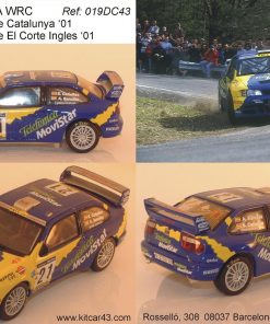 [CALCA] Seat Cordoba WRC #4 S. Cañellas Rally Corte Inglés 2001 (Ref. 019bDECA43) 1:43 Kit Car 43