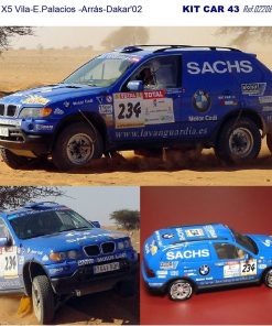[CALCA] BMW X5 #234 R. Vila Dakar 2001 (Ref. 022DECA43) 1:43 Kit Car 43