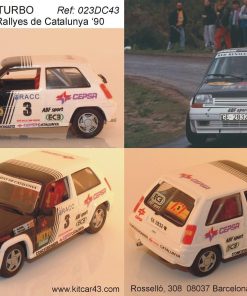 [CALCA] Renault R5 GT Turbo "Retto" #3 J. Alsina Winner Campeonato Rallys de Catalunya 1990 (Ref. 023DECA43) 1:43 Kit Car 43