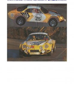 [CALCA] Alpine A110 "Fasa Renault" #25 J.C. Pradera Rally Costa Brava 1975 (Ref. 024DECA43) 1:43 Kit Car 43