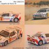 [CALCA] Ford RS200 "Purolator" #3 C. Sainz Campeonato España Rallys de Tierra 1987 (Ref. 026DECA43) 1:43 Kit Car 43