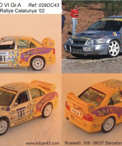 [CALCA] Mitsubishi Evo VI Gr. A #101 J. Font Rally Catalunya 2002 (Ref. 029DECA43) 1:43 Kit Car 43
