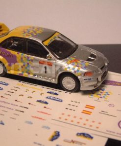 [CALCA] Mitsubishi Evo VI Gr. A #1 M. Pou Campeonato Catalunya Rallys Tierra 2002 (Ref. 031DECA43) 1:43 Kit Car 43