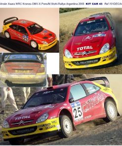 [CALCA] Citroen Xsara WRC #25 D. Solà Rally Acrópolis 2003 (Ref. 039DECA43) 1:43 Kit Car 43
