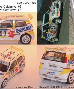 Alternative view of [CALCA] Suzuki Ignis S1600 #52 D. Carlsson Rally Catalunya 2003 (Ref. 046bDECA43) 1:43 Kit Car 43
