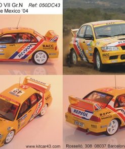 Alternative view of [CALCA] Mitsubishi Evo VII Gr.N #49 S. Fombona Rally México 2004 (Ref. 050DECA43) 1:43 Kit Car 43