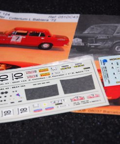 [CALCA] Seat 124 #7 J. Babler Criterium Luis de Baviera 1972 (Ref. 051DECA43) 1:43 Kit Car 43