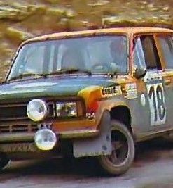 Alternative view of [CALCA] Seat 124 1800 #18 S. Cañellas Rally Monte Carlo 1977 (Ref. 056DECA43) 1:43 Kit Car 43
