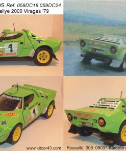 [CALCA] Lancia Stratos #1 J. de Bagration Rally 2000 Viratges 1979 (Ref. 059DECA24) 1:24 Kit Car 43