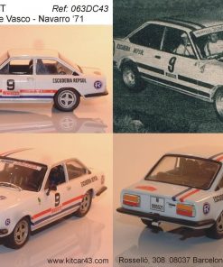 [CALCA] Seat 124 Sport #9 M. Juncosa Rally Vasco-Navarro 1971 (Ref. 063DECA43) 1:43 Kit Car 43