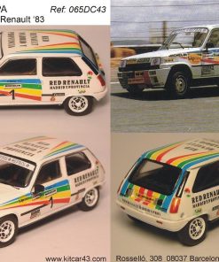 [CALCA] Renault R5 Copa #1 C. Sainz Winner Copa Renault 1983 (Ref. 065DECA43) 1:43 Kit Car 43