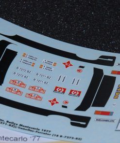 [CALCA] Seat 124 1800 #18 S. Cañellas Rally Monte Carlo 1977 (Ref. 056DECA43) 1:43 Kit Car 43