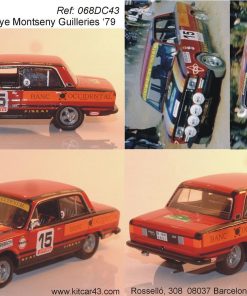 [CALCA] Seat 124 1800 #15 J. Franquesa Rally Montseny-Guilleries 1979 (Ref. 068DECA43) 1:43 Kit Car 43
