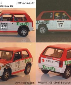 [CALCA] Seat Panda Gr.2 #17 C. Sainz Rally Talavera 1982 (Ref. 072DECA43) 1:43 Kit Car 43