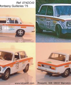 [CALCA] Seat 1430 #18 S. Servià Rally Montseny-Guilleries 1975 (Ref. 074DECA43) 1:43 Kit Car 43