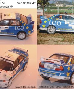 [CALCA] Mitsubishi Evo VI #71 J. Font Rally Catalunya 2004 (Ref. 081DECA43) 1:43 Kit Car 43