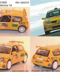 [CALCA] Renault Clio S1600 #46 X. Pons Rally Catalunya 2004 (Ref. 082DECA43) 1:43 Kit Car 43