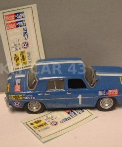 [CALCA] Renault R8 TS #1 S. Cañellas Winner Copa Nacional Renault 1969 (Ref. 085DECA43) 1:43 Kit Car 43