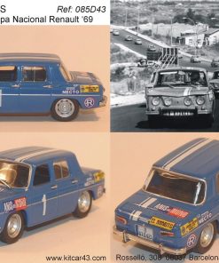 Alternative view of [CALCA] Renault R8 TS #1 S. Cañellas Winner Copa Nacional Renault 1969 (Ref. 085DECA43) 1:43 Kit Car 43