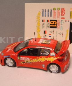 [CALCA] Peugeot 206 WRC #61 D. Auriol Rally Montecarlo 2005 (Ref. 087DECA43) 1:43 Kit Car 43