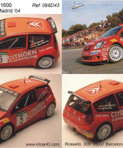 Alternative view of [CALCA ANEXO] Citroën C2 S1600 #5 D. Sordo Rally Madrid 2004 (Ref. 096DECA43) 1:43 Kit Car 43