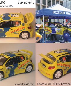 Alternative view of [CALCA] Peugeot 206 WRC #18 R. Triviño Rally México 2005 (Ref. 097DECA43) 1:43 Kit Car 43
