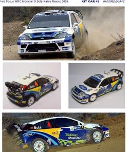 Alternative view of [CALCA] Ford Focus WRC #4 D. Solà Rally México 2005 (Ref. 098DECA43) 1:43 Kit Car 43