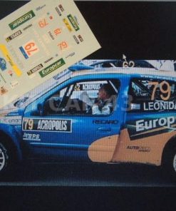 [CALCA] Renault Clio S1600 #79 M. Leónidas Rally Acrópolis 2005 (Ref. 099DECA43) 1:43 Kit Car 43