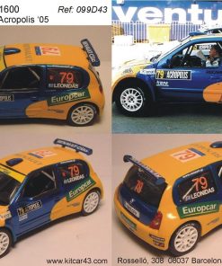 Alternative view of [CALCA] Renault Clio S1600 #79 M. Leónidas Rally Acrópolis 2005 (Ref. 099DECA43) 1:43 Kit Car 43