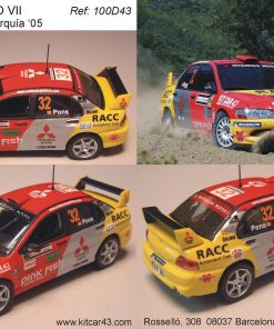 Alternative view of [CALCA] Mitsubishi Evo VIII-MR Gr. N #32 X. Pons Rally Turquía 2005 (Ref. 100DECA43) 1:43 Kit Car 43