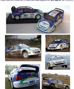 Alternative view of [CALCA] Citroën Xsara WRC Kronos #16 M. Stohl Rally Argentina 2005 (Ref. 101bDECA43) 1:43 Kit Car 43