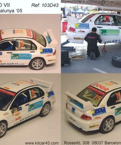 Alternative view of [CALCA] Mitsubishi Evo VII #75 J. Font Rally Catalunya 2005 (Ref. 103DECA43) 1:43 Kit Car 43