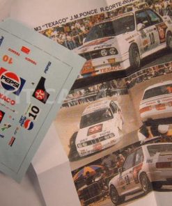 [CALCA] BMW M3 #10 J.M. Ponce Rally Corte Inglés 1988 (Ref. 110DECA43) 1:43 Kit Car 43