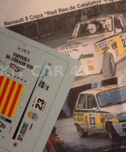 [CALCA] Renault R5 Copa #23 J. Bassas Rally Costa Brava 1984 (Ref. 111DECA43) 1:43 Kit Car 43