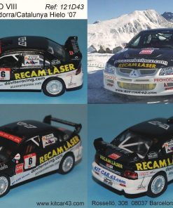 Alternative view of [CALCA] Mitsubishi Evo VIII #6 V. Boluña Campeonato Velocidad sobre Hielo Andorra-Catalalunya 2007 (Ref. 121DECA43) 1:43 Kit Car 43