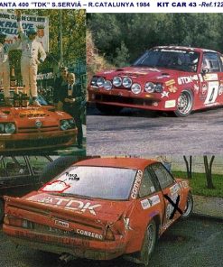 Alternative view of [CALCA] Opel Manta 400 #4 S. Servià Rally Catalunya 1984 (Ref. 122DECA43) 1:43 Kit Car 43