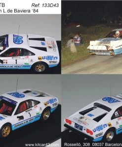 Alternative view of [CALCA] Ferrari 308 GTB #1 A. Zanini Criterium Luis de Baviera 1984 (Ref. 133DECA43) 1:43 Kit Car 43