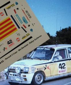 [CALCA] Renault 5 Copa #42 J.M. Bardolet Rally Montseny-Guilleries 1985 (Ref. 135DECA43) 1:43 Kit Car 43