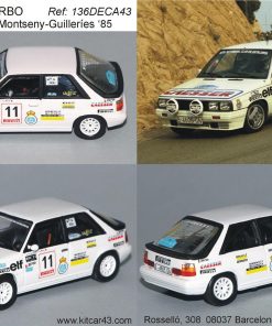 Alternative view of [CALCA] Renault 11 Turbo #11 J. Bassas Rally Montseny-Guilleries 1985 (Ref. 136DECA43) 1:43 Kit Car 43