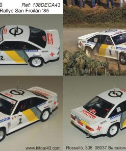 Alternative view of [CALCA] Opel Manta 400 #2 "Beny" Fernandez Rally San Froilán 1985 (Ref. 138DECA43) 1:43 Kit Car 43