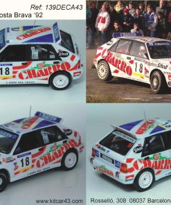 [CALCA] Lancia Delta #18 J. Puras Rally Costa Brava 1992 (Ref. 139DECA43) 1:43 Kit Car 43