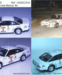 [CALCA] Opel Manta 400 #6 S. Servià Rally Costa Blanca 1984 (Ref. 142DECA43) 1:43 Kit Car 43