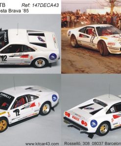[CALCA] Ferrari 308 GTB #12 J. Bayó Rally Costa Brava 1985 (Ref. 147DECA43) 1:43 Kit Car 43