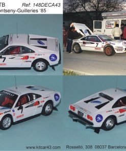 [CALCA] Ferrari 308 GTB #7 J. Bayó Rally Montseny-Guilleries 1985 (Ref. 148DECA43) 1:43 Kit Car 43