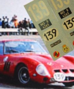[CALCA ALPS] Ferrari 250 GTO #139 E. Baturone Subida Rabassada 1968 (Ref. 155DECA18) 1:18 Kit Car 43