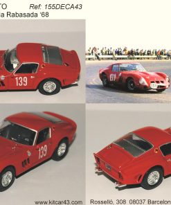 Alternative view of [CALCA] Ferrari 250 GTO #139 E. Baturone Subida Rabassada 1968 (Ref. 155DECA43) 1:43 Kit Car 43